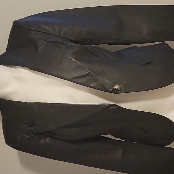 Boston Proper Black Leather Jacket - Picture 8 of 10